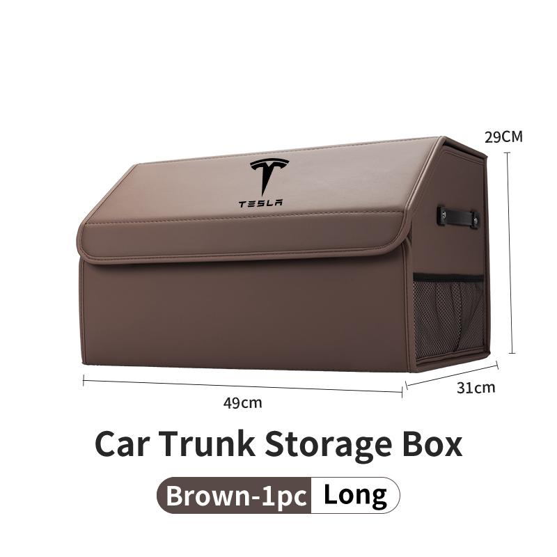 Car Valve Core Trunk Storage Box Organizer Foldable Stowing Tidying Container Bag For Tesla Model 3 Model S Model X Model Y