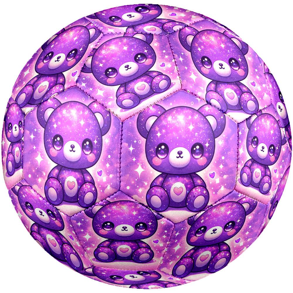 1pc Galactic Bear Size 5 Soccer Ball Professional Match Training Football Indoor &Outdoor Sports Ball Lightweight Durable C65105