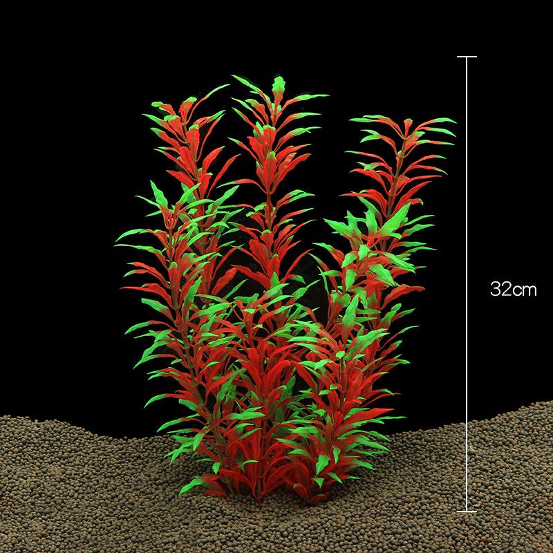 Artificial Aquarium Decor Plants Underwater Water Grass Aquatic Plastic Plants For Fish Tank Aquarium Decorations