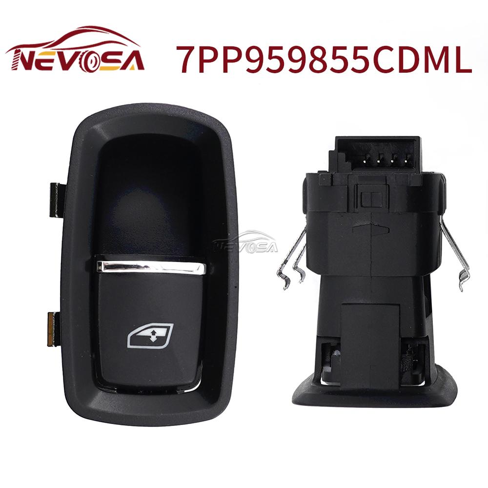 NEVOSA Power Window Switch For Porsche Panamera 970 Cayenne 92A Macan 95B 718 918 Spyder 7PP959858A 7PP959855BDML 7PP959858AF 7PP959855CDML 3pcs