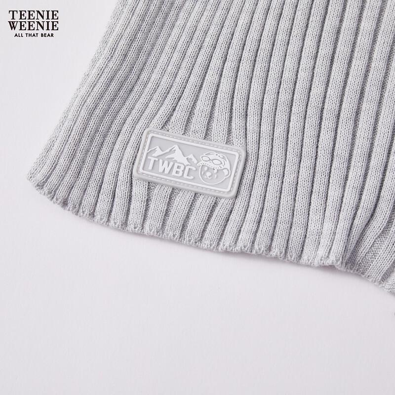 Teenie Weenie Bear Letter Knitted Cardigan