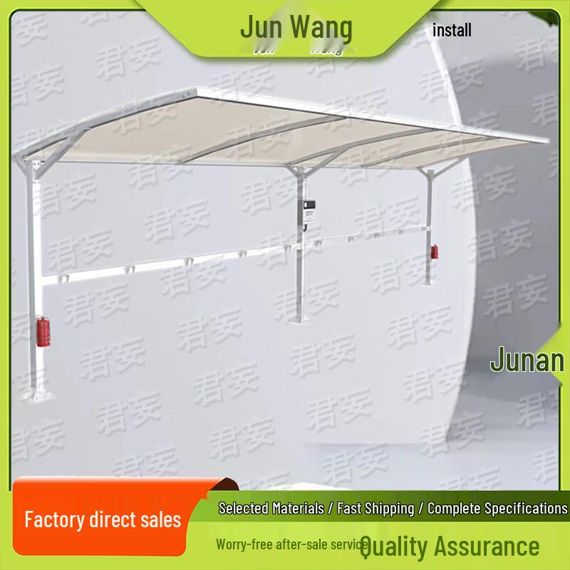 Membrane Structure Carport & EV Charger Shelter