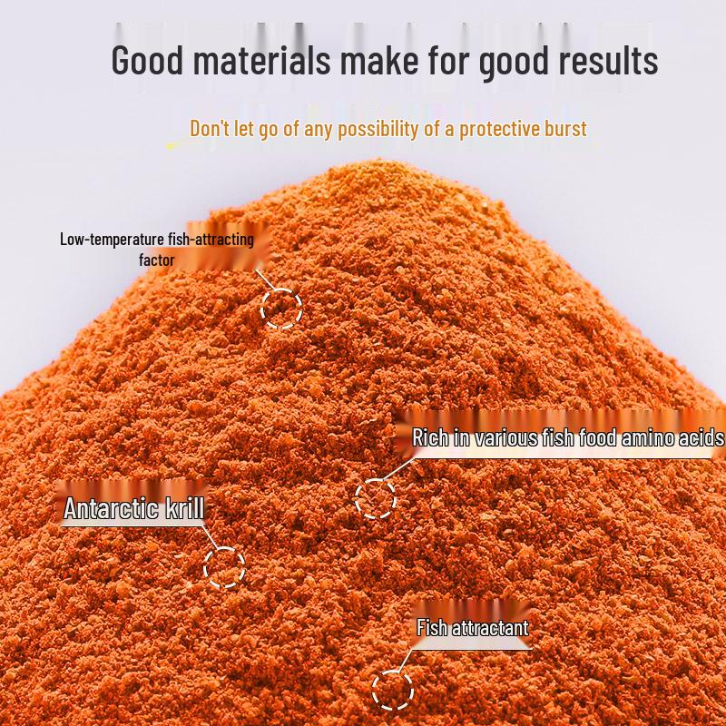 

Порошок из антарктического криля: Сильная рыбацкая наживка для ловли в дикой природе