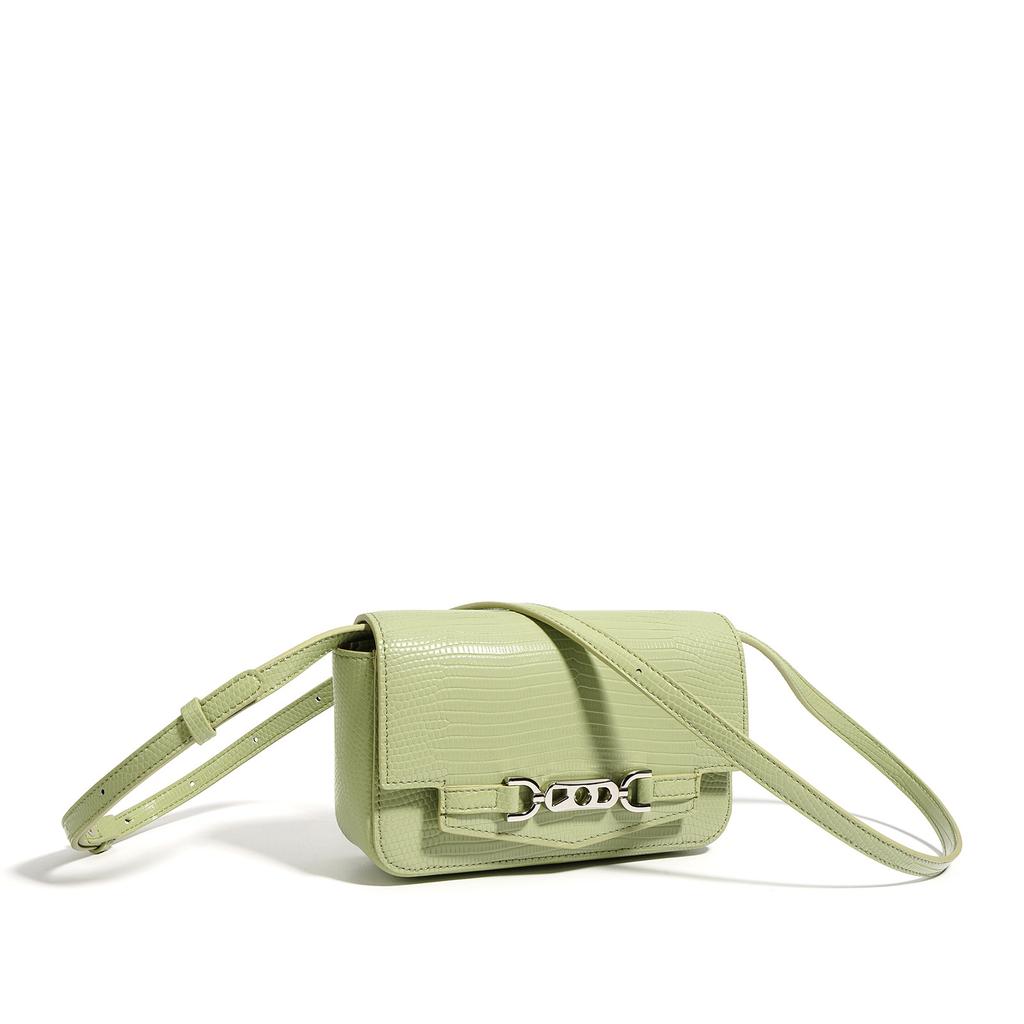 New Cowhide Small Square Bag Casual Versatile Shoulder Mobile Phone Messenger Bag Niche High-end Popular Bag