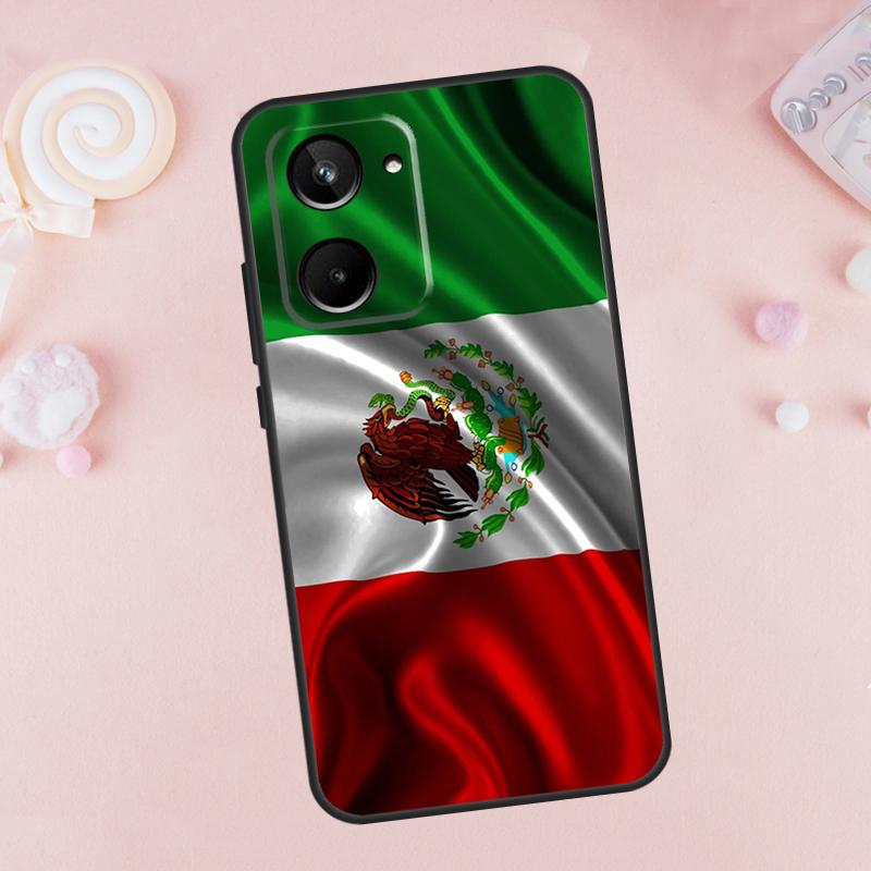 Mexico Mexican Flag For Realme C67 C55 C53 C51 C35 C33 C31 C30 C25s C21Y GT Neo5 GT5 9 10 11 12 Pro Plus Case