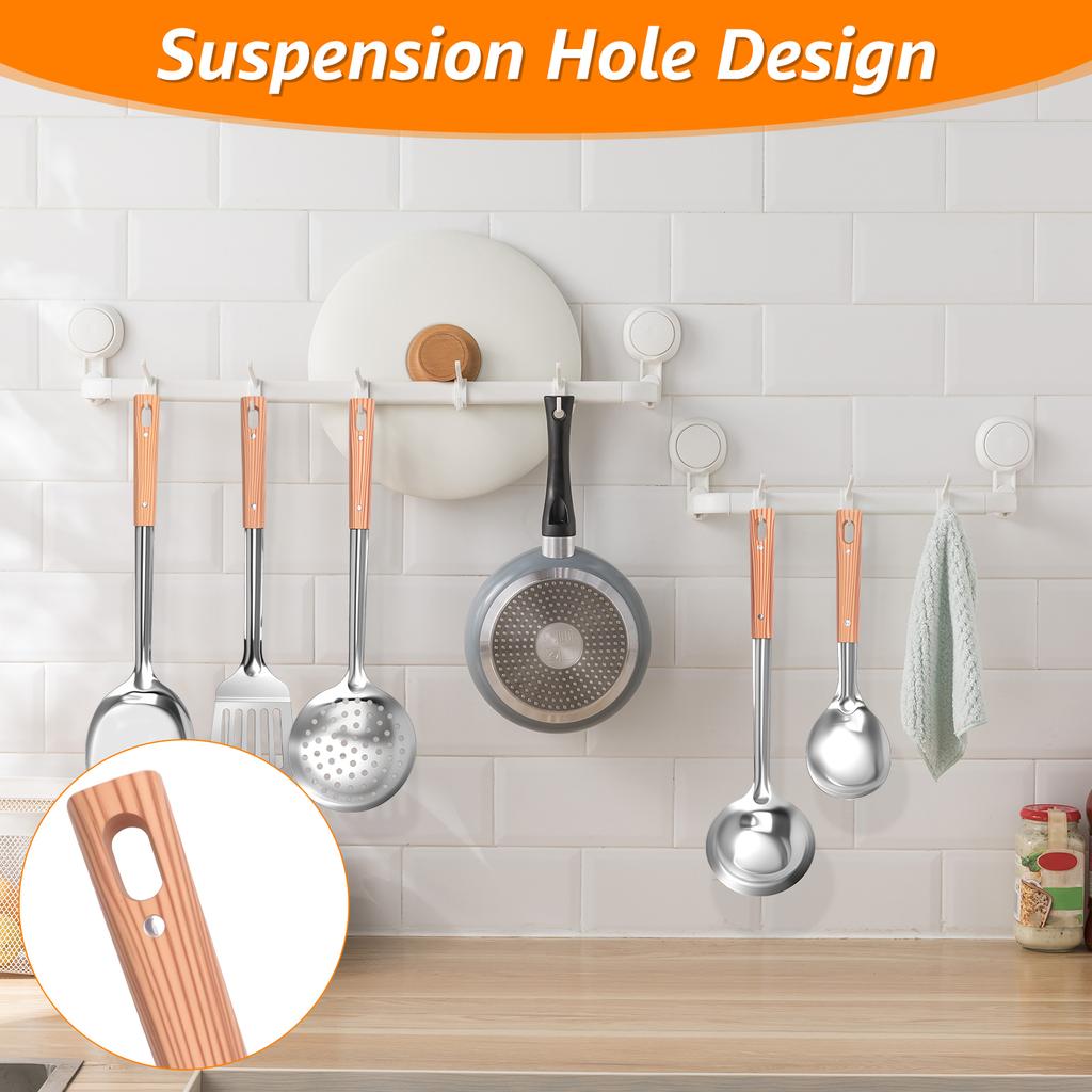 5/10 Pcs Stainless Steel Cooking Utensil Set Heat Resistant Easy Cleaning Kitchen Gadget for Home Restaurant Cooking Accessories