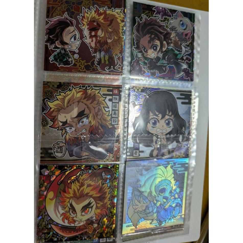 Used Demon Slayer: Kimetsu no Yaiba Deformed Seal Wafers 60 Pieces Collection File