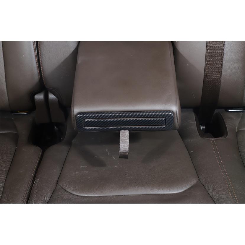 Car Rear Armrest Water Cup Holder Decoration Frame for Ford F150 2015 2016 2017 2018   Interior Mouldings