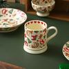 Christmas Creative Retro Ceramic Mugs Christmas Theme Coffee Mug Breakfast Milk Juice Water Tea Cups Household Drinkware Gifts