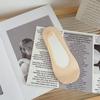 Ice Silk Women's Non-Slip No Show Boat Socks - Thin Summer Cotton Sole, Low Cut & Invisible