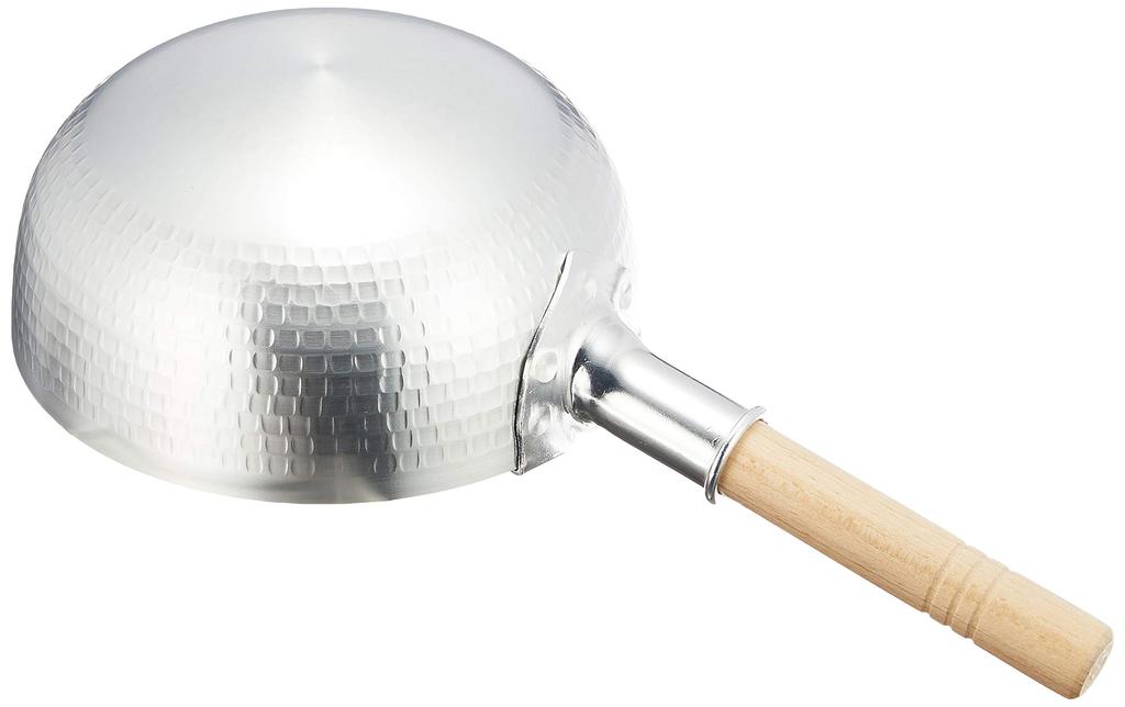 Akao Aluminum DON Hammered One-Handed Bose Pot, 18cm, Aluminum Alloy with Natural Wood Handle, Japan, WBC38018