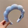 Candy-Colored Cloud Headband: Stylish High-Top Sponge Hairpin for Women