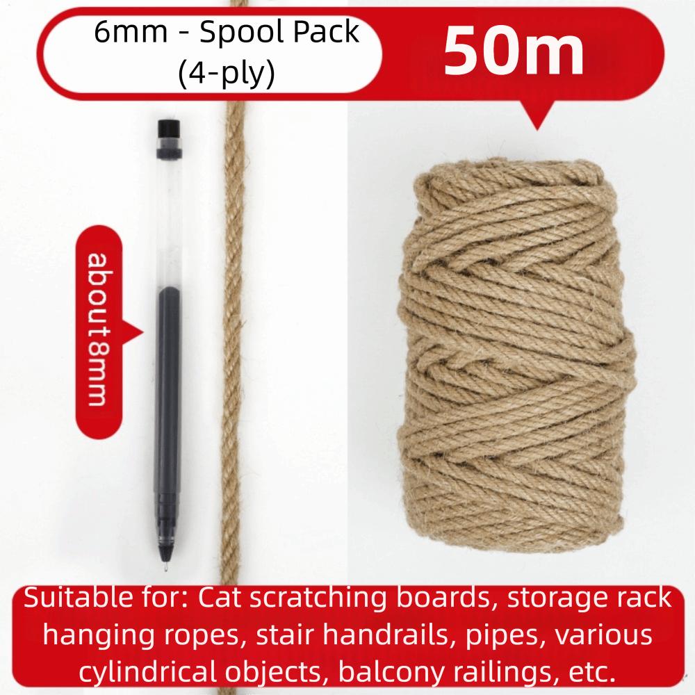 2/3/4/5/6/14mm Jute Twine Rustic Macrame Cord Farmhouse Style Jute Cord  Crafts Wrapping