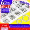 304 Stainless Steel Serrated Lock Washer Set - Boxed Multi-Tooth Stop Gaskets