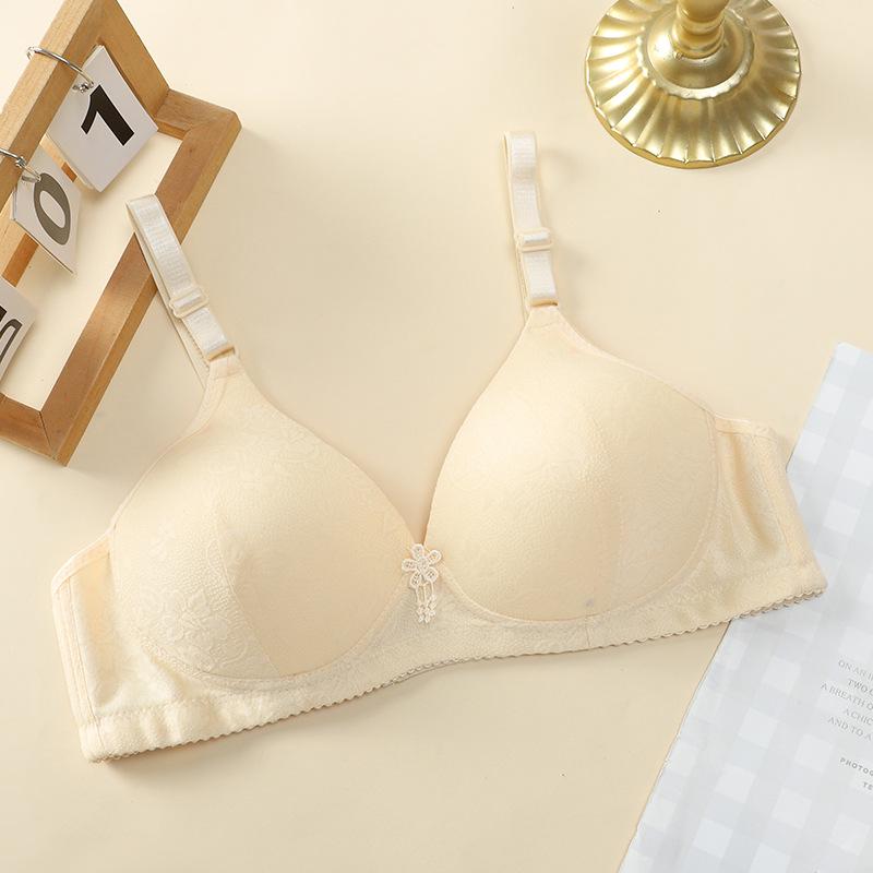 Comfortable No-Wire Bra for Middle-Aged Women - Anti-Sagging, Supportive Underwear for Moms and Seniors