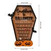 Halloween Advent Calendar Detachable Halloween Countdown Calendar Wooden Home Party Sign Decorations DIY Block Time Tool(Need To Assemble)