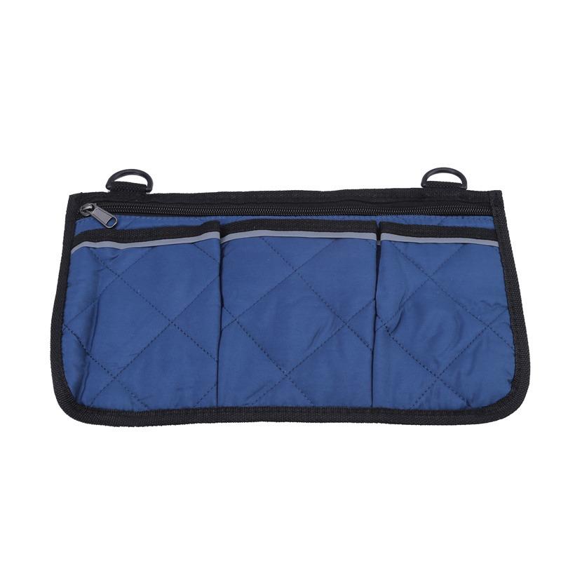 Wheelchair Side Bag With Cup Holder Portable Armrest Storage Pouch For Walker Rollator And Electric Scooter Wheelchairs