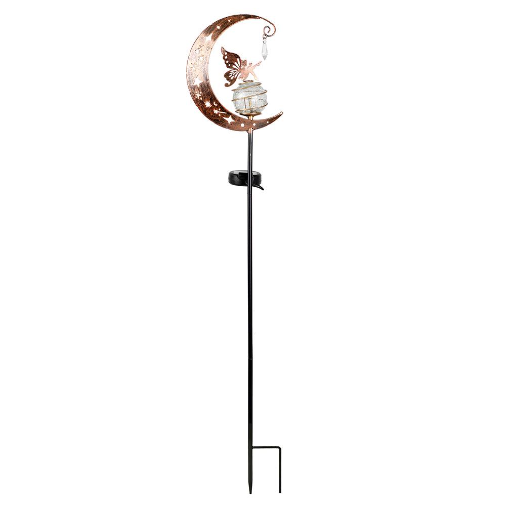 Solar Kettle Light: Outdoor Garden Decoration with Wrought Iron Water Sprinkler
