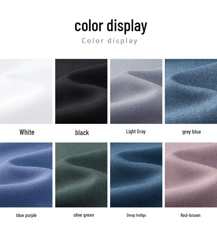 2026 Men's Antibacterial Non-Iron Long Sleeve Shirt - High-End, Simple Fashion for Work and Leisure