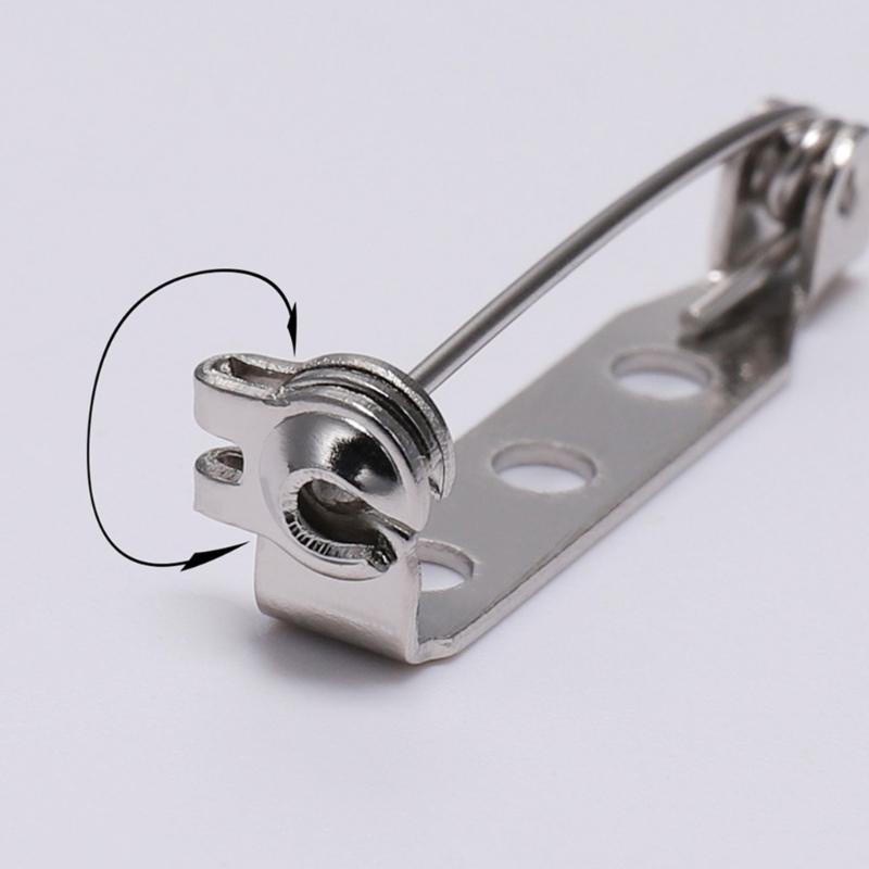20x Brož 20/25/32mm Zapínání na zadní straně Bezpečnostní odznaky Šperkařské komponenty pro DIY řemesla