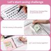 100 Days Envelope Savings Challenge Binder Save Money Challenges Loose-Leaf Binder Budget Binder with Cash Money Organizer
