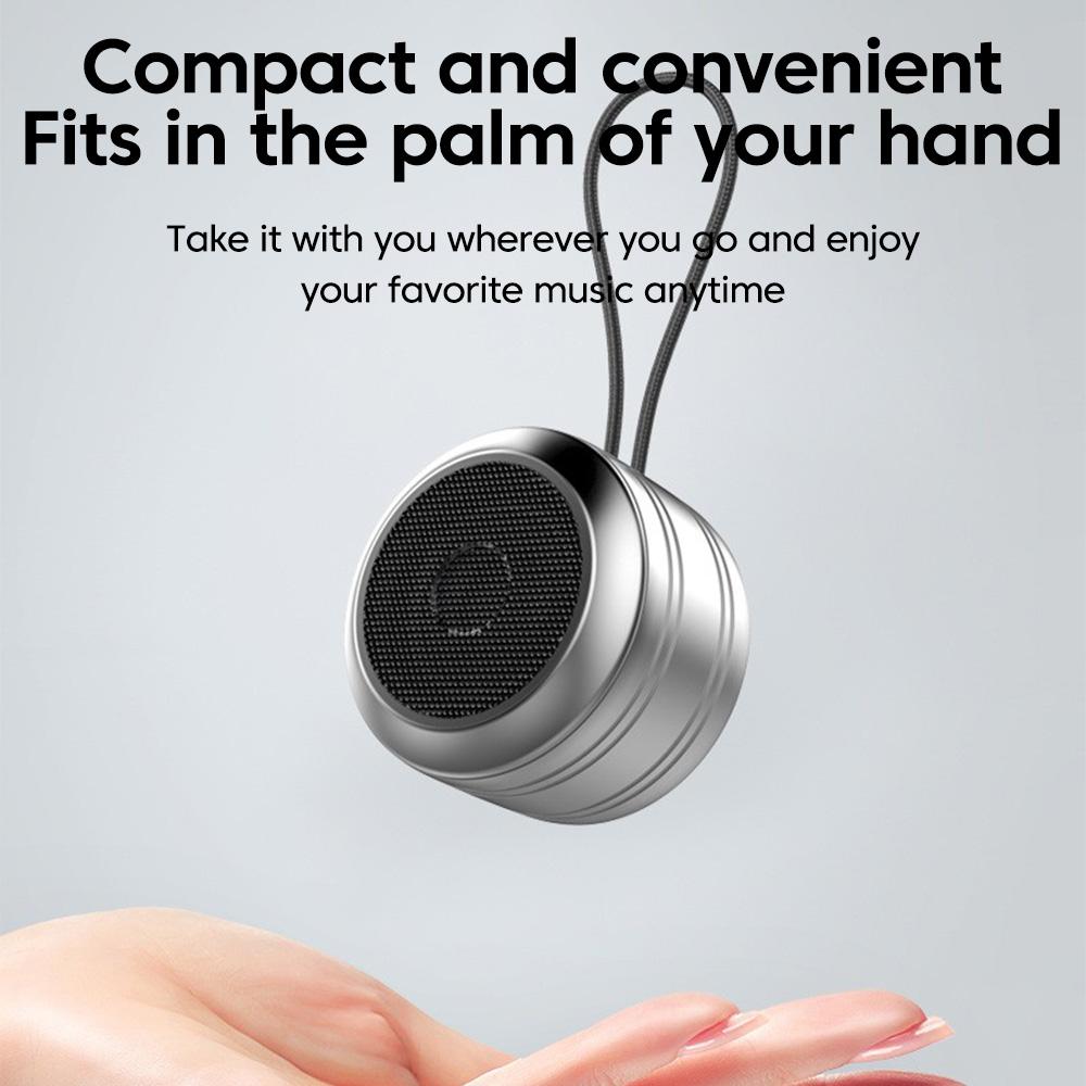 Mini Bone Conduction Vibration Speaker TWS Wireless Bluetooth Stereo Portable Metal Digital Audio Speaker