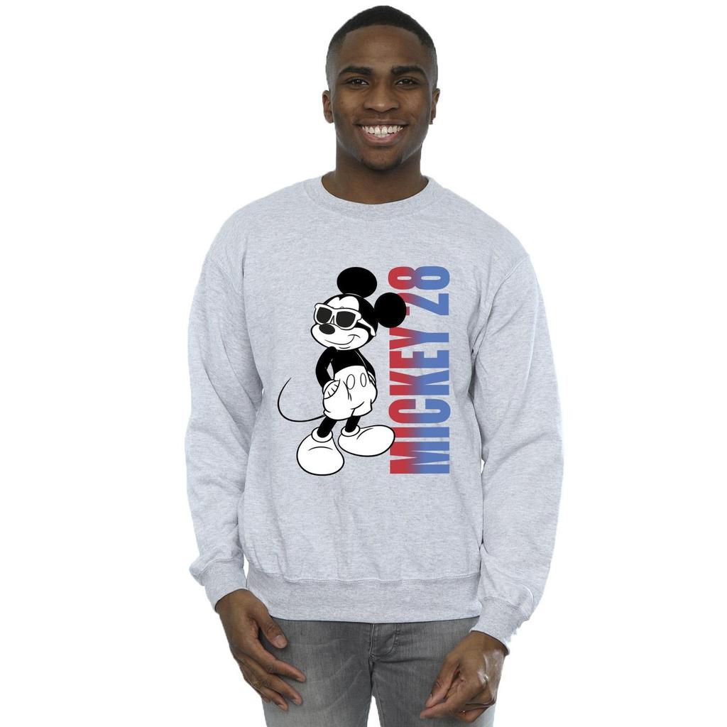 Disney Mens Mickey Mouse Gradient Sweatshirt