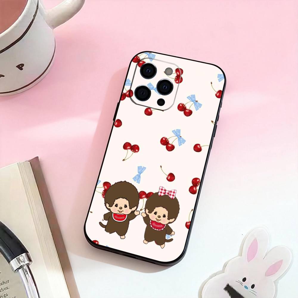Cartoon M-Monchhichis Phone Case Silicone Soft For IPhone 17,16,15,14,13,12,11,XS,Plus Pro Max