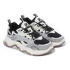 Fila Tiny Rumble V2 Comfortable Daily Shock Absorbing Wear Resistant Low Top Casual Shoes Unisex Sneaker Black White Gray 1JM02757F_021