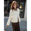 Women's Stylish Long-Sleeve Short Wool Coat