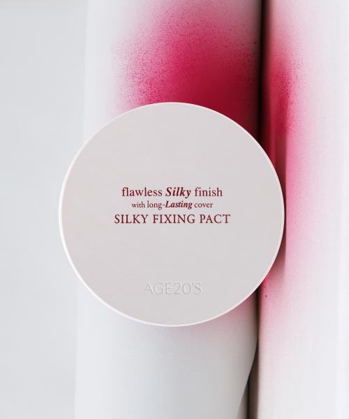 [AGE 20's] Silky Fixing Pact (Main + Refill)