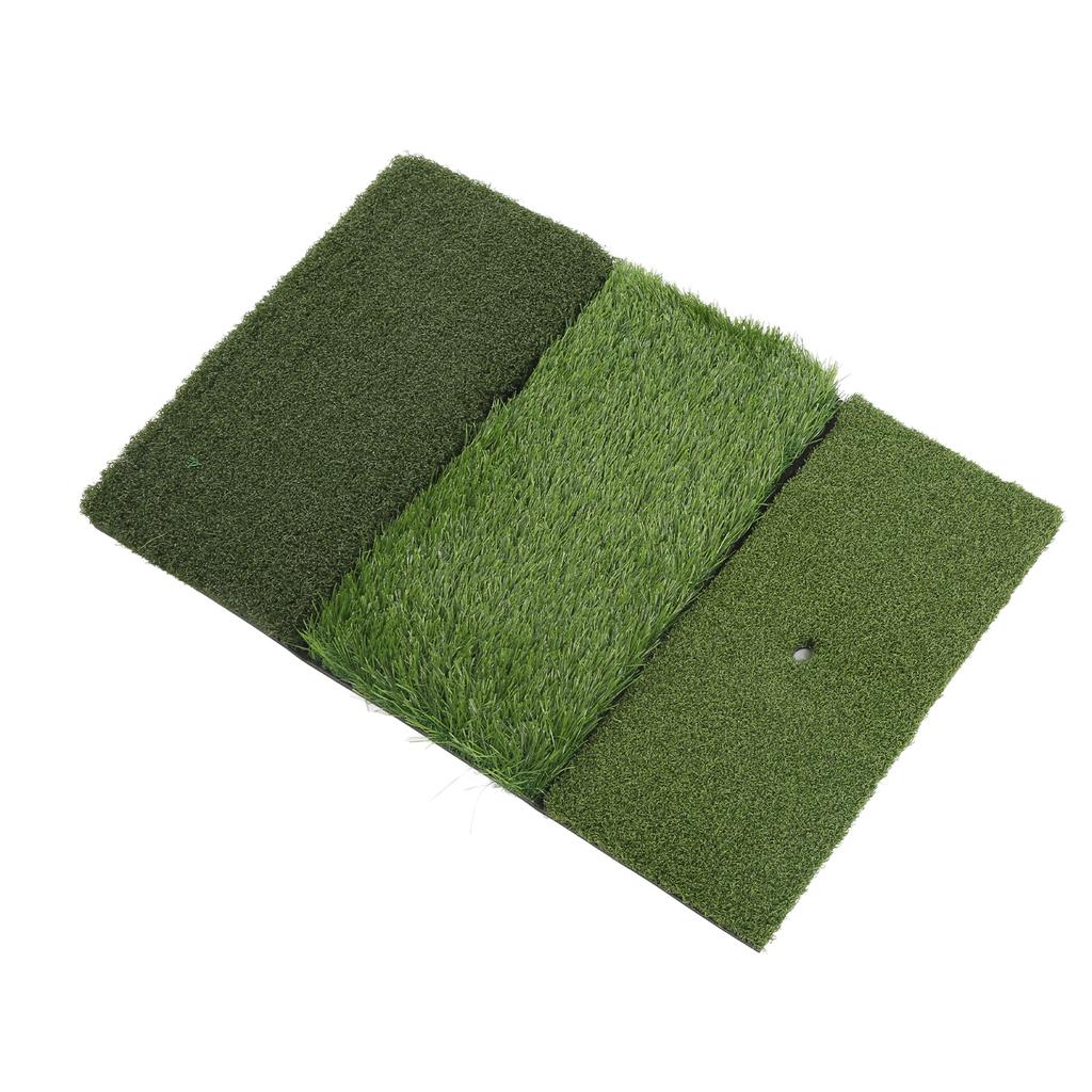 Golf-Schlagmatte, 3-in-1, multifunktionale Golf-Trainingsmatte für Haushalt, Büro, Outdoor, Alltag