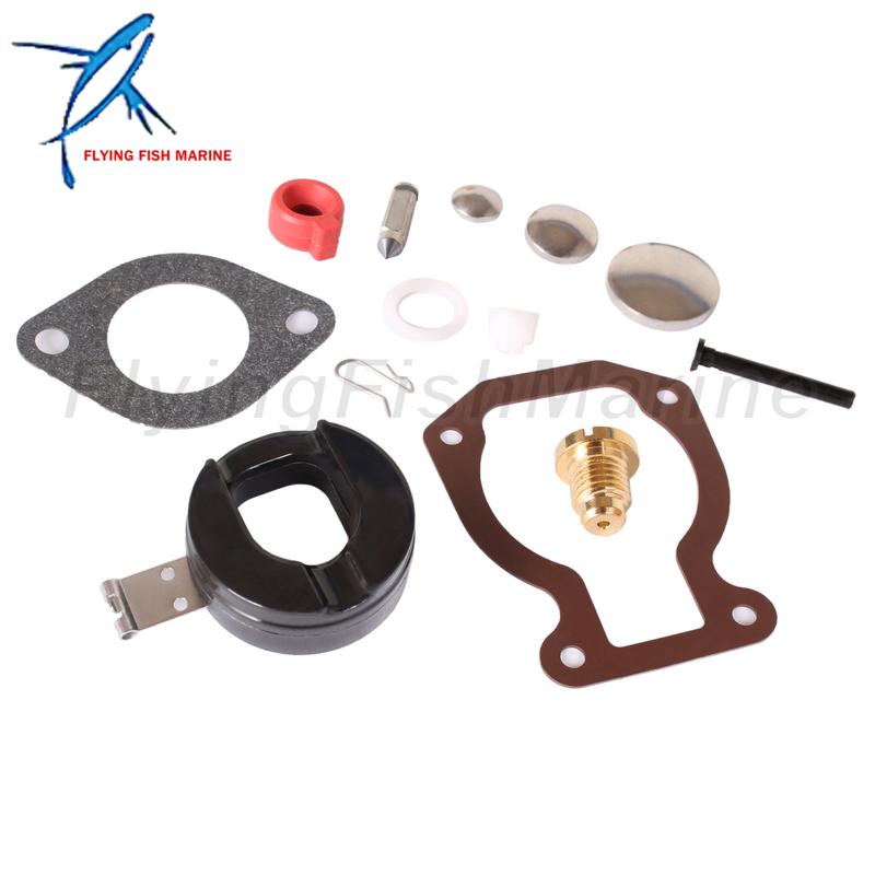Outboard Motor 398453 398452 439072 391937 18-7223 Carburetor Rebuild Kit for Johnson Evinrude 3 4 4.5 5 6 7.5 8 9.9 14 15 HP