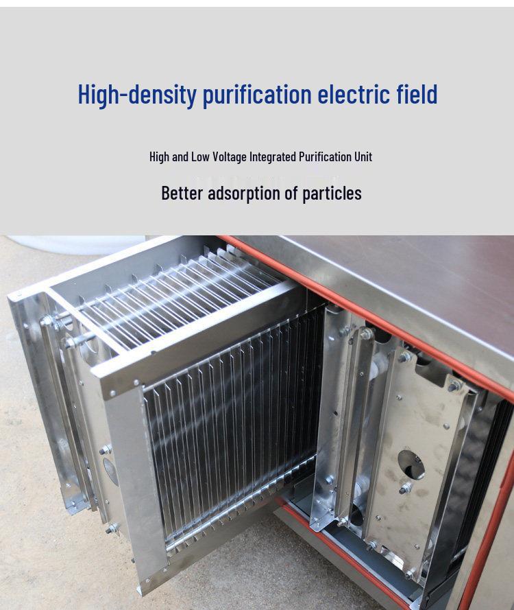 Commercial Eco-friendly Stainless Steel Smokeless Barbecue Kitchen Fume Purifier