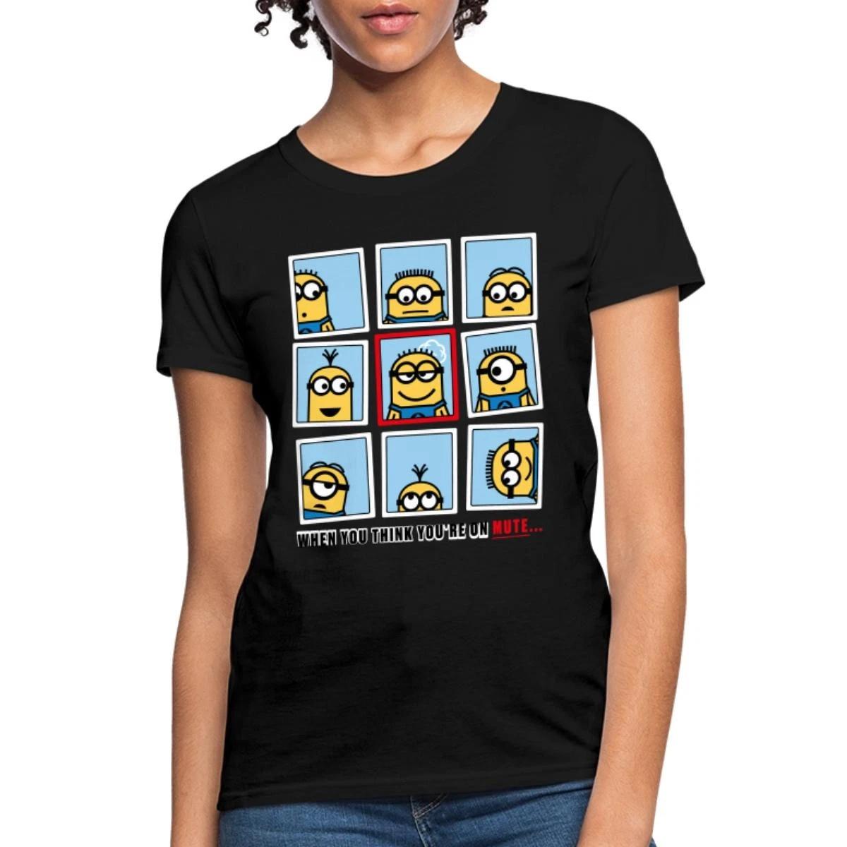 Minions Merch Home Office Fun Officially Licensed Women s T-Shirt XXXXL