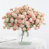 1pc Artificial Fake Floral Carnation Bouquet Silk Flowers Arrangement Home Party Wreath Wedding Tabletop Vase Decoration