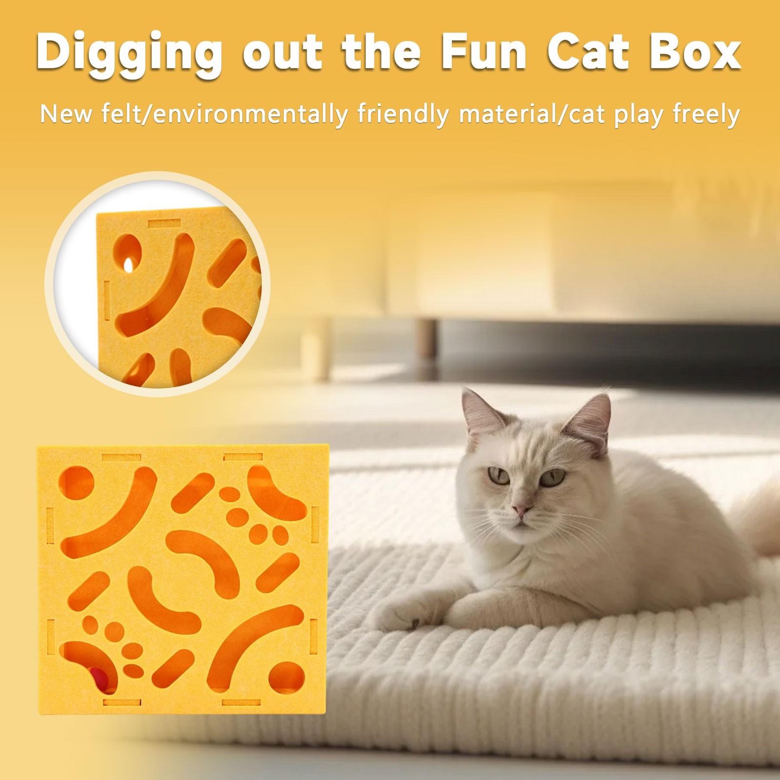 

Cat Toys, Fun And Educational Toy Box One Size