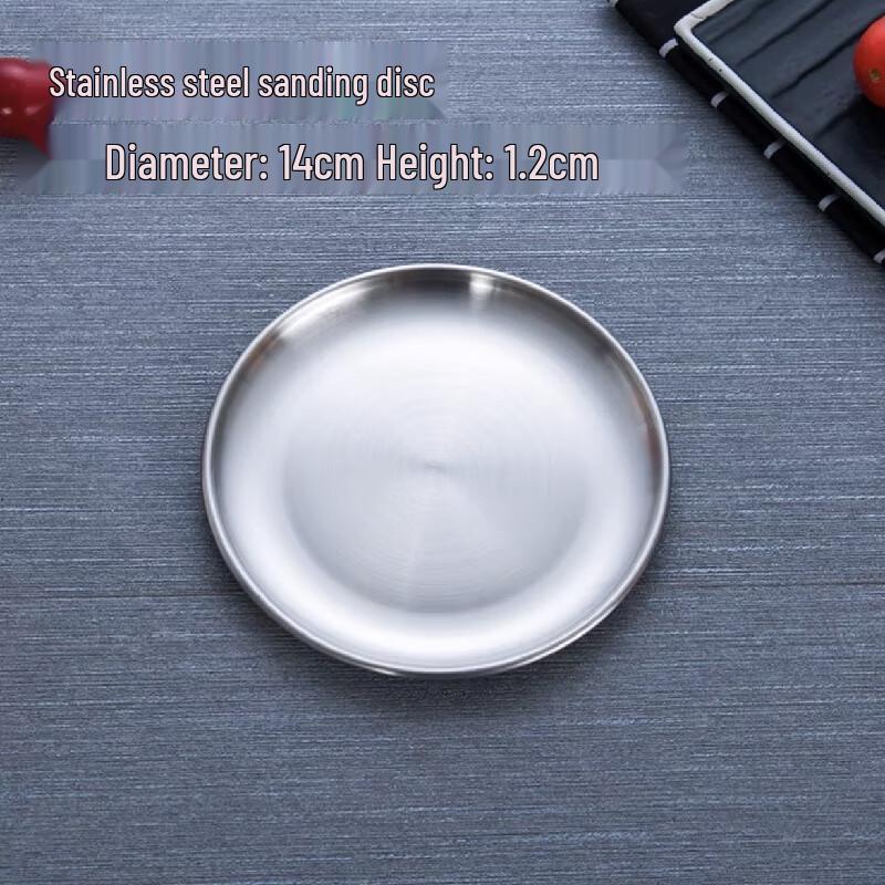 Morona 304 Stainless Steel Round Dinner Plate