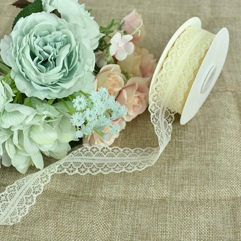 Hollowed-out Lace Ribbon Vintage Floral Lace Tape Cake Baking Ribbon DIY Sewing Fabric Gift Flower Wrapping Party Decorations
