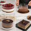 Lot de 2 Rouleaux Rhodoïd Alimentaire 8 cm x 10 M – Ruban Transparent Cerclage, Décoration de Gâteaux, Pâtisserie et Entremets