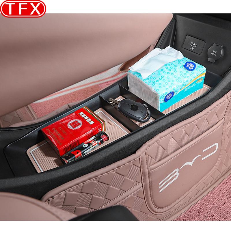 For BYD Seagull Dolphin Mini 2024  Car Styling Central Control Lower Storage Box Gear Shift Storage Armrest Box Accessories