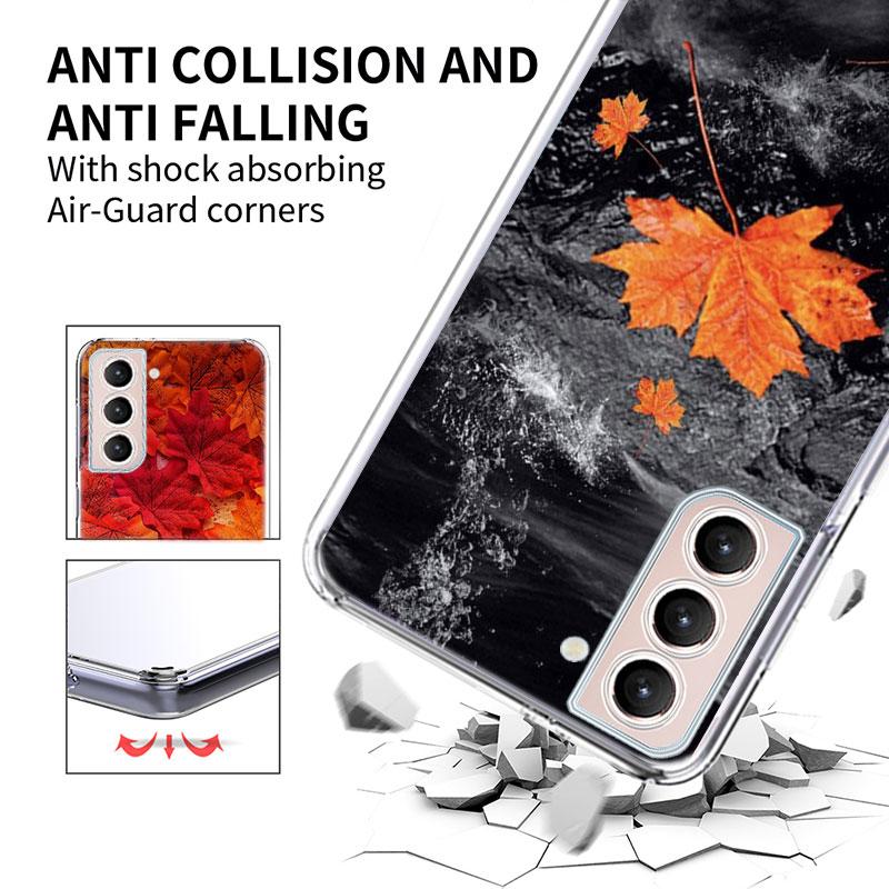 Autumn Leaves, Red Maple Leaves Phone Case For Galaxy A14 A24 A34 A54 Samsung A02S A12 A22 A32 A42 A52 A72 A13 A33 A53 5G A03 A0