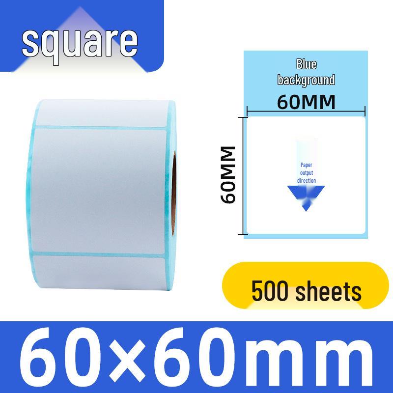 Durable 100x100 Self-Adhesive Thermal Label Paper for Supermarket Barcodes & Express Waybills