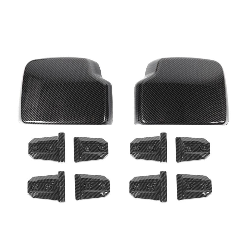 

Петли дверей автомобиля Корпус зеркала заднего вида Декоративные накладки Наклейки Для Suzuki Jimny 2019+ ABS Внешние аксессуары