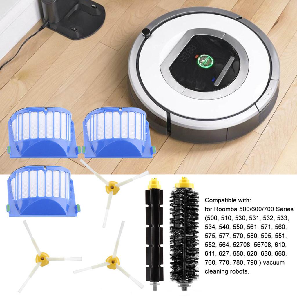 Filters Brush Kit for Roomba 500 600 700 800 900 Series Vacuum Clean