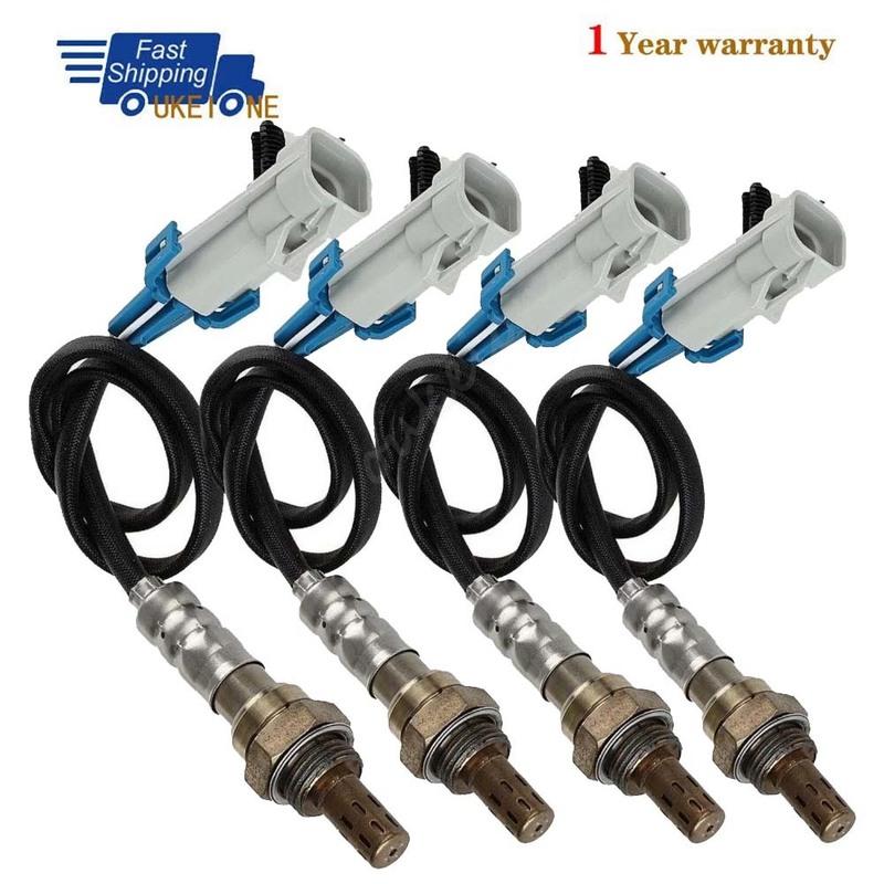 4Pcs 234-4668 For Cadillac Escalade Avalanche Silverado Suburban Tahoe GMC Sierra Yukon 2003 2004 2005 Lambda O2 Oxygen Sensor