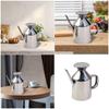 Durable Nonrust Steel Condiment Bottle Feature High Temperatures Resistance And Drip Proof Spouts For Healthy Cooking