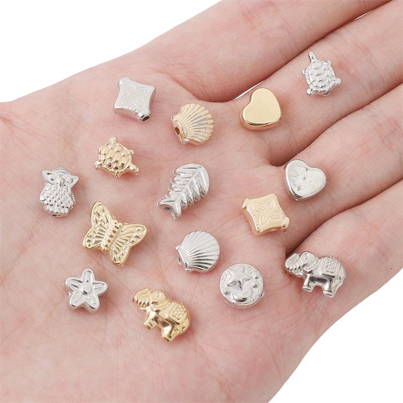 Fishtail Star Butterfly Blumen-Abstandshalterperlen - Schmuckzubehör für DIY Halsketten, Armbänder und Ohrringe