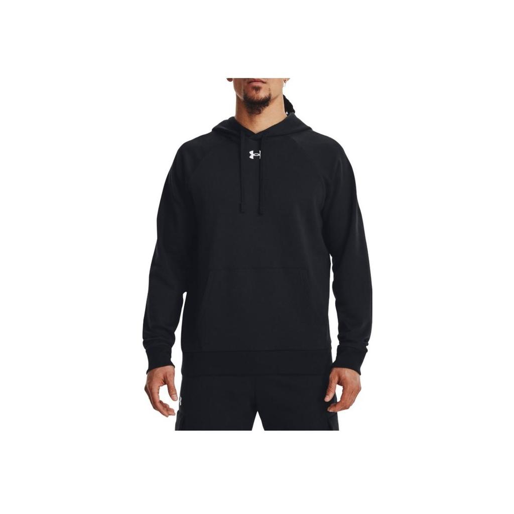 Under Armour Rival Fleece Hoodie With Brand Logo Print Men Hoodies Black 1379757-001