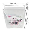 INS Transparent 1 Inch InsPhotocard Storage Box Photo Small Card Organizer Storage Case Desk Organizer Box School Stationery